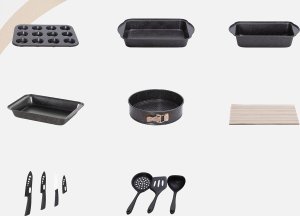 Zestaw naczyń kuchennych indukcyjnych 30-częściowy KITCHEN ACADEMY 2