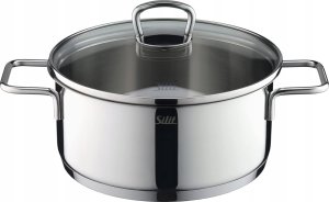 Silit Alicante 4części zestaw garnków indukcyjnych pokrywka stal nierdzewna 2