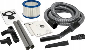 Zestaw Mirka Odkurzacz przemysłowy na mokro sucho 25l 1000W dysze nowy 2