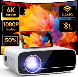 AKATUO XR21 Projektor 4K 15000l 1080p 5G WiFi Bluetooth zoom kina domowego 1