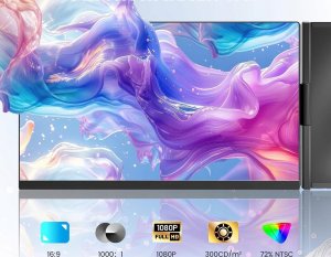 Monitor KEFEYA P5 15,6 " LCD 1920 x 1080 px IPS / PLS nowy 2024 7