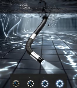 KAIWEETS Endoskop Kamera inspekcyjna rurowa światło 4,3"1,5 m wodoszczelna 5