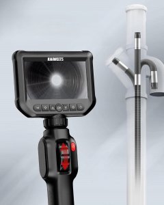 KAIWEETS Endoskop Kamera inspekcyjna rurowa światło 4,3"1,5 m wodoszczelna 7