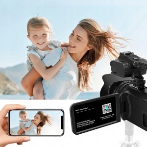 Kamera cyfrowa Reolink Kamera wideo Delmodes DV95 6K 64MP18X Zoom Vlogging Camera 4500 mAh 64G 2