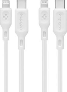 SPIGEN DURASYNC MFI LIGHTING CABLE 2-PACK 100CM WHITE 2