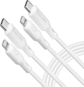 SPIGEN DURASYNC MFI LIGHTING CABLE 2-PACK 100CM WHITE 3