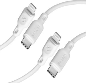 SPIGEN DURASYNC MFI LIGHTING CABLE 2-PACK 100CM WHITE 5