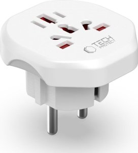 TECH-PROTECT UNIVERSAL TRAVEL ADAPTER FROM EU WHITE 3