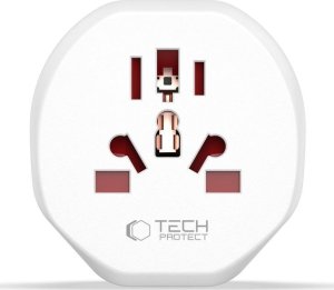 TECH-PROTECT UNIVERSAL TRAVEL ADAPTER FROM EU WHITE 4