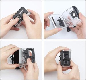 TECH-PROTECT GA200 WATERPROOF CASE GOPRO HERO 5 / 6 / 7 CLEAR 5