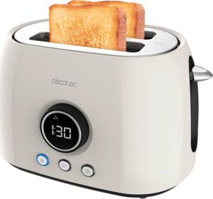 Toster Cecotec Toster cyfrowy podwójny ClassicToast 8000 Beige Duble Beżowy 800W 3