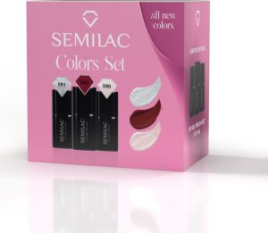 SEMILAC Zestaw UV Gel Polish Color Set 1
