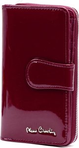 Portfel damski skórzany PIERRE CARDIN 07 SHINY 116 Fioletowy 1