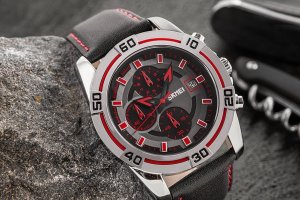 Zegarek Męski Skmei 9156SIRD + BOX 4