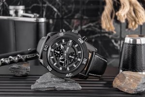 Zegarek Męski Skmei 9156BKBK + BOX 6