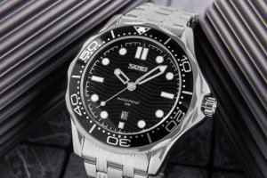 Zegarek Męski Skmei 9276SISIBK + BOX 7