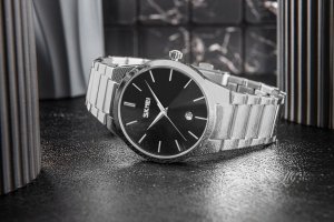 Zegarek Męski Skmei 9140SIBK + BOX 4