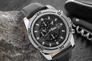 Zegarek Męski Skmei 9156SIBK + BOX 4