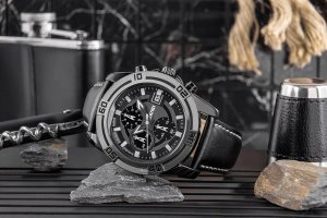 Zegarek Męski Skmei 9156SIBK + BOX 5