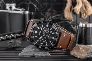Zegarek Męski Skmei 9249BNBK + BOX 6