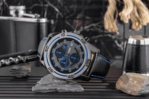 Zegarek Męski Skmei 9156SIBU + BOX 6