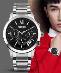Zegarek Męski Skmei 9097BK + BOX 5