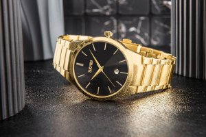 Zegarek Męski Skmei 9140GDBK + BOX 4