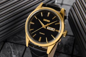 Zegarek Męski Skmei 9073GDBK-B + BOX 5