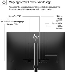 Monitor HP Series 5 524pn (9D9A7AA#ABB) 11
