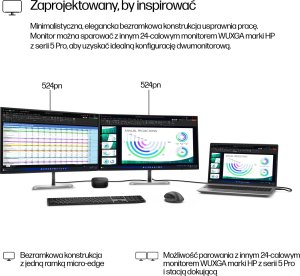 Monitor HP Series 5 524pn (9D9A7AA#ABB) 7