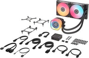 Chłodzenie wodne Corsair iCUE LINK Titan 240 RX LCD RGB (CW-9061022-WW) 5
