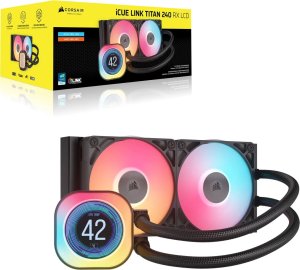 Chłodzenie wodne Corsair iCUE LINK Titan 240 RX LCD RGB (CW-9061022-WW) 6