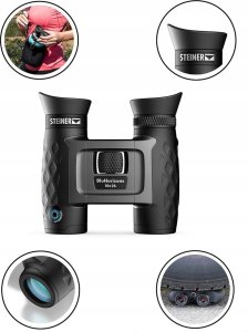 Lornetka Steiner BluHorizons 10x26 ochrona oczu kompaktowa lekka nowa 6