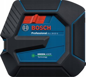 Bosch BOSCH.CROSS LASER GLL 20-22 G GREEN USB-C 1x BA 3.7V 3.0Ah XL + HOLDER LB 10 CASE 5
