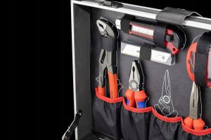 Meister Walizka narzędziowa 131 części narzędzia Knipex & Wera skrzynka 4