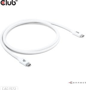 Kabel USB Club 3D USB-C - USB-C 1.2 m Biały (CAC-1572) 6
