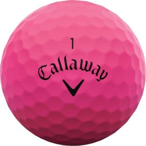 Matowe piłki golfowe CALLAWAY SUPERSOFT (różowe) 2