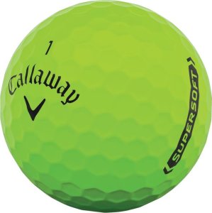 Matowe piłki golfowe CALLAWAY SUPERSOFT (zielone) 2