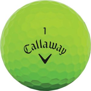Matowe piłki golfowe CALLAWAY SUPERSOFT (zielone) 3
