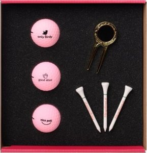 Piłki golfowe, zestaw prezentowy GOLF PLAYER Thank You, Ladies Pack (3 piłki) 2