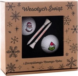 Piłki golfowe, zestaw prezentowy GOLF PLAYER Merry Christmas Pack (2 piłki) 3