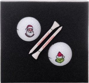 Piłki golfowe, zestaw prezentowy GOLF PLAYER Merry Christmas Pack (2 piłki) 4