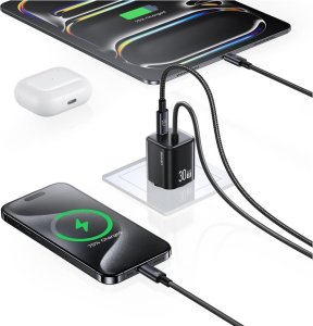 Ładowarka Usams CC264 PD30W CC z kablem do ładowania 9