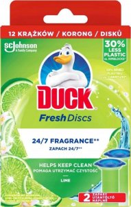 Duck, Żelowy krążek toaletowy, Lime, 2 x 36 ml 11