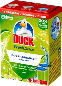 Duck, Żelowy krążek toaletowy, Lime, 2 x 36 ml 4