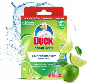 Duck, Żelowy krążek toaletowy, Lime, 2 x 36 ml 8