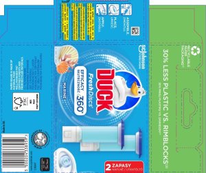 Duck, Żelowy krążek toaletowy, Marin, 2 x 36 ml 7