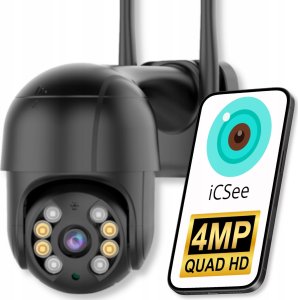 KAMERA WIFI IP SMART OBROTOWA 4MP QUAD HD MONITORING ZOOM 4X DETEKCJA ICSEE EUROLOOK Q8 1