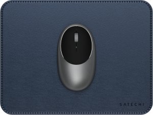 Podkładka na biurko ze skóry wegańskiej Satechi Premium Mouse Pad (blue) 1