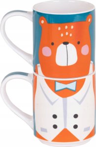 Zestaw prezentowy: 2 kubki porcelanowe dla dziecka, 2 x 265 ml 1